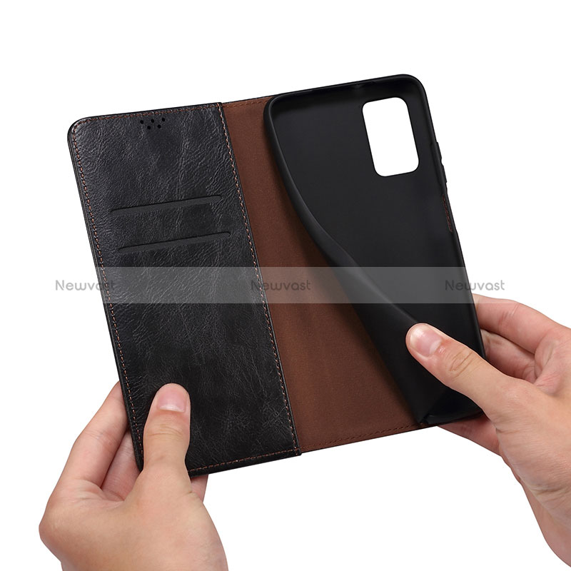 Leather Case Stands Flip Cover Holder B01S for Samsung Galaxy A04s