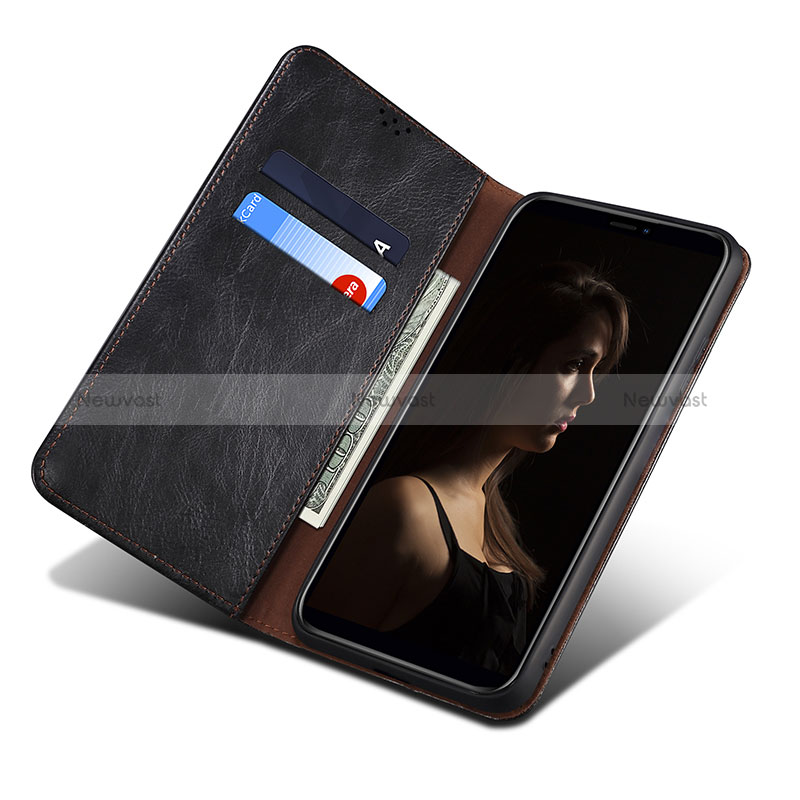 Leather Case Stands Flip Cover Holder B01S for Samsung Galaxy A04s