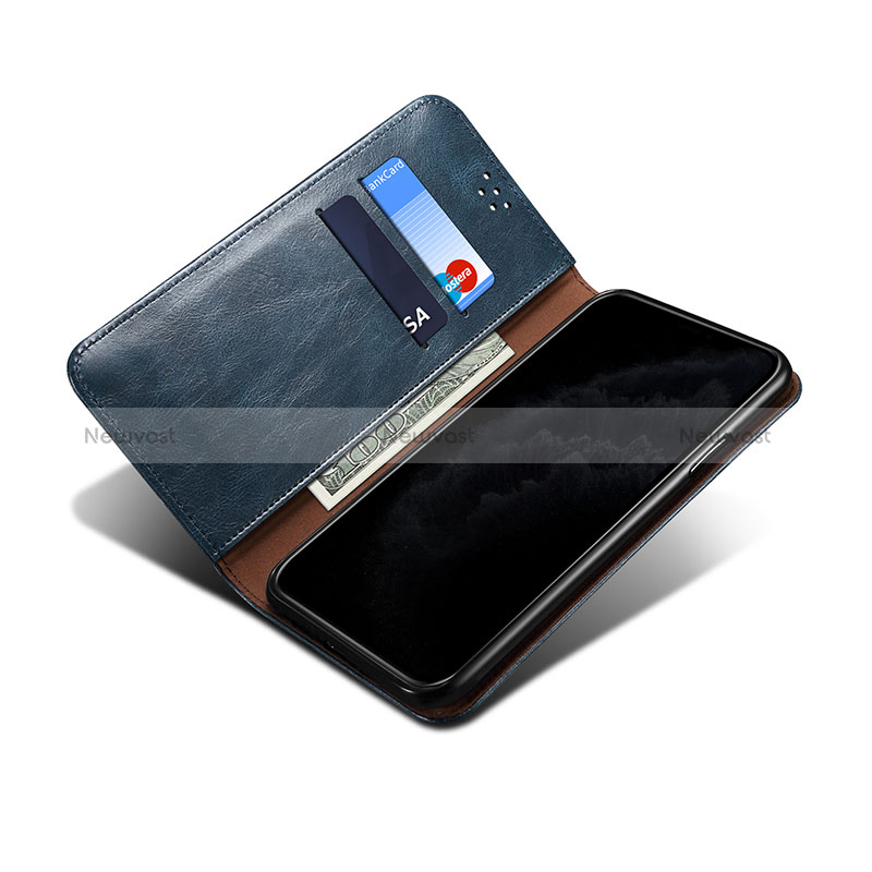 Leather Case Stands Flip Cover Holder B01S for Samsung Galaxy A22s 5G