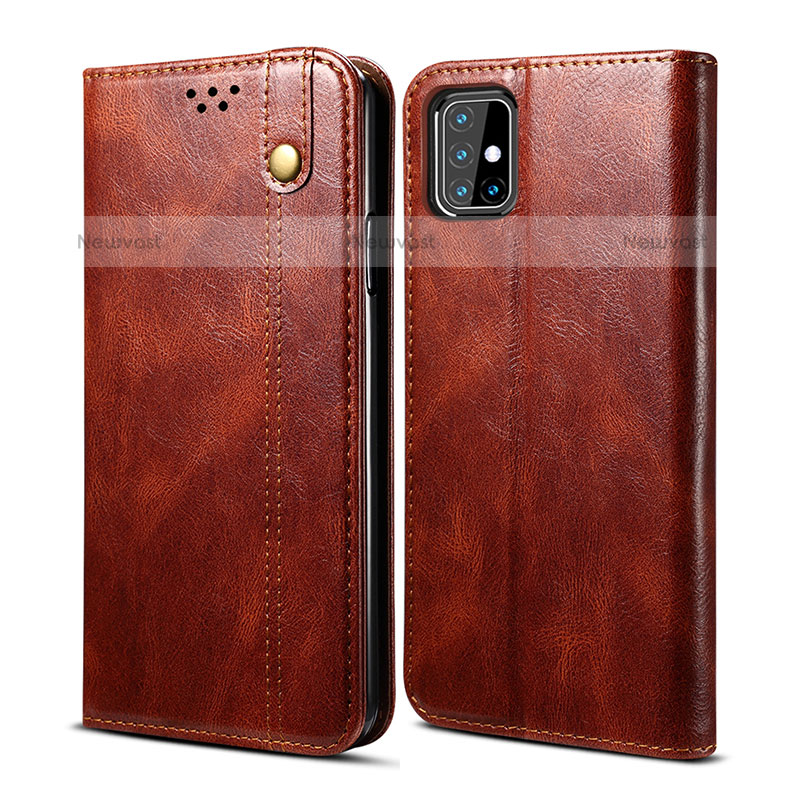 Leather Case Stands Flip Cover Holder B01S for Samsung Galaxy M31s