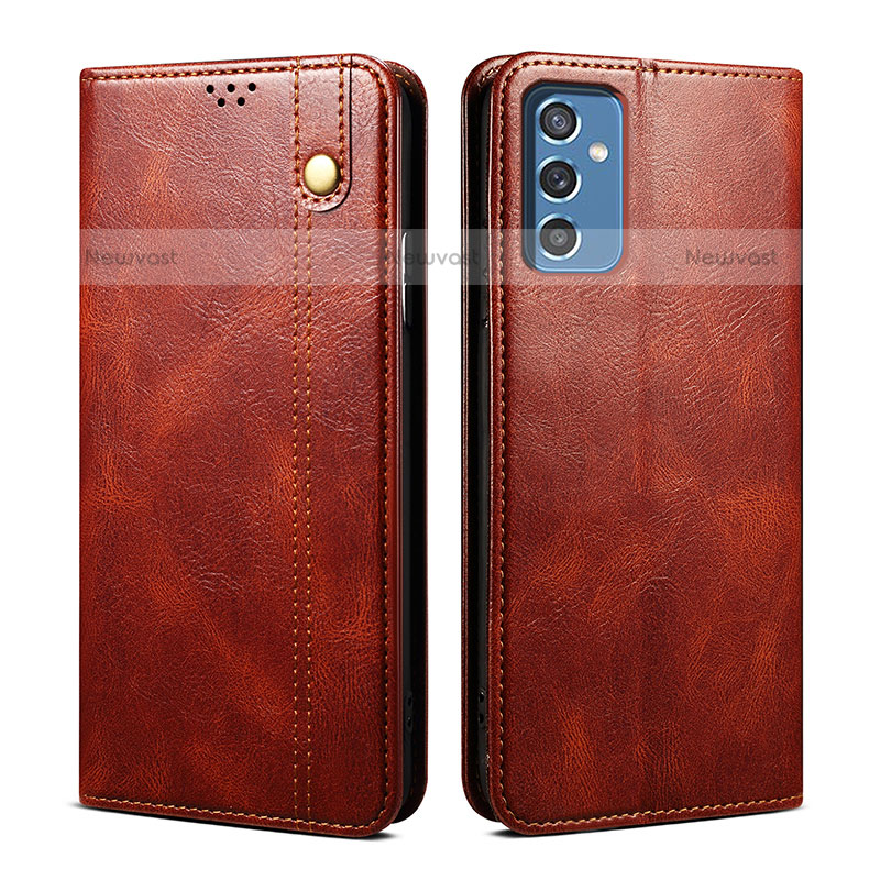 Leather Case Stands Flip Cover Holder B01S for Samsung Galaxy M52 5G