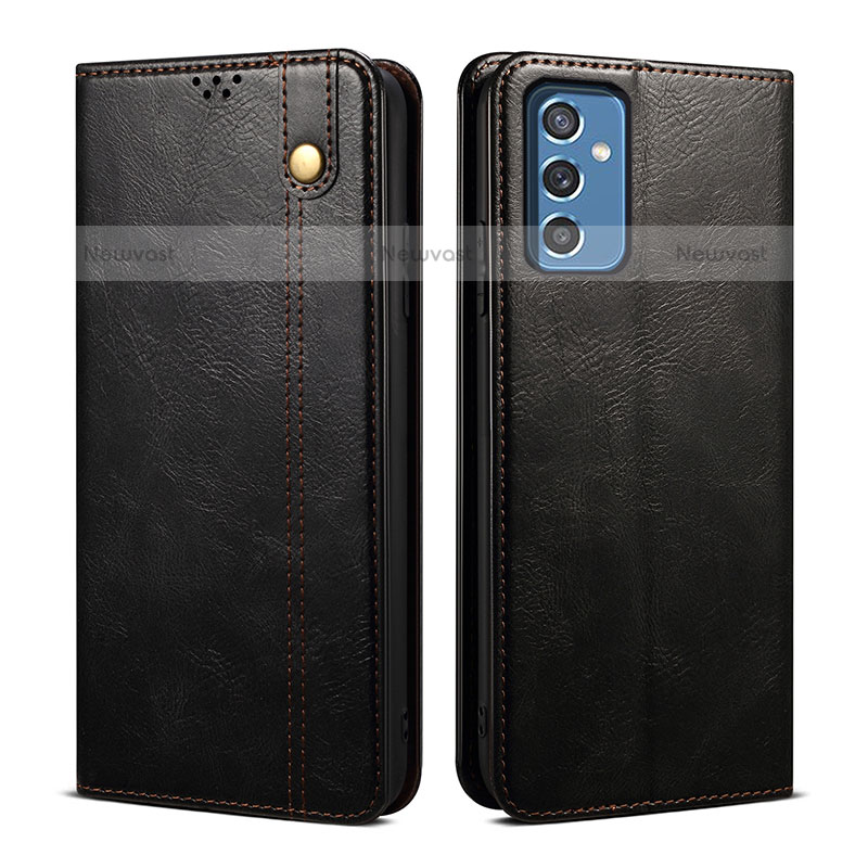 Leather Case Stands Flip Cover Holder B01S for Samsung Galaxy M52 5G