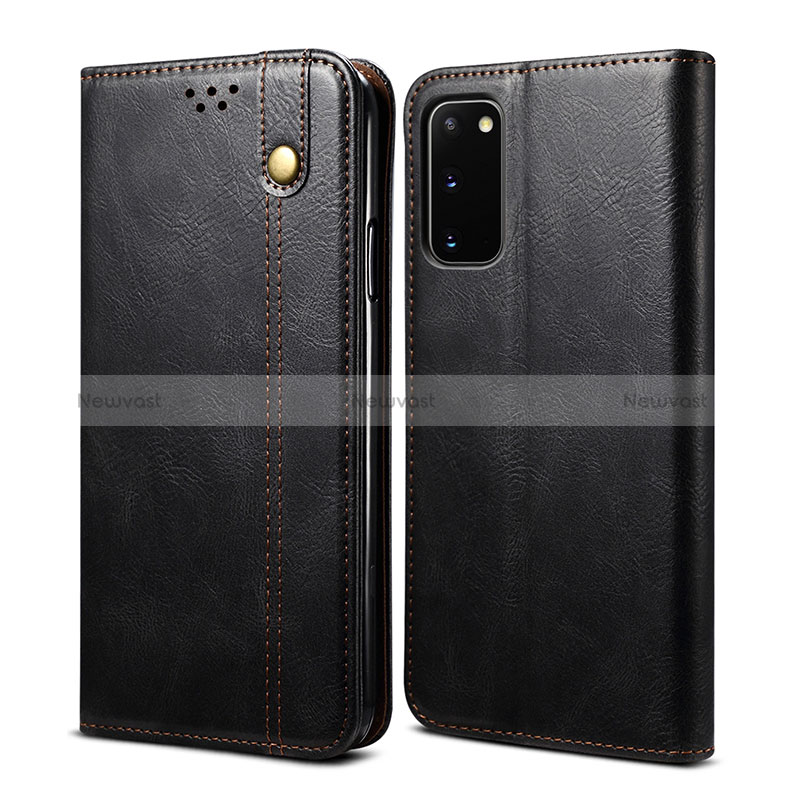 Leather Case Stands Flip Cover Holder B01S for Samsung Galaxy S20 FE (2022) 5G