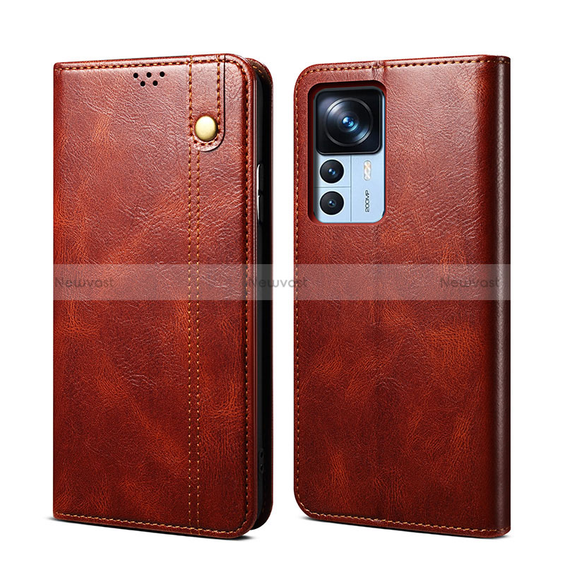 Leather Case Stands Flip Cover Holder B01S for Xiaomi Mi 12T 5G