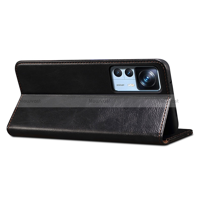 Leather Case Stands Flip Cover Holder B01S for Xiaomi Mi 12T Pro 5G