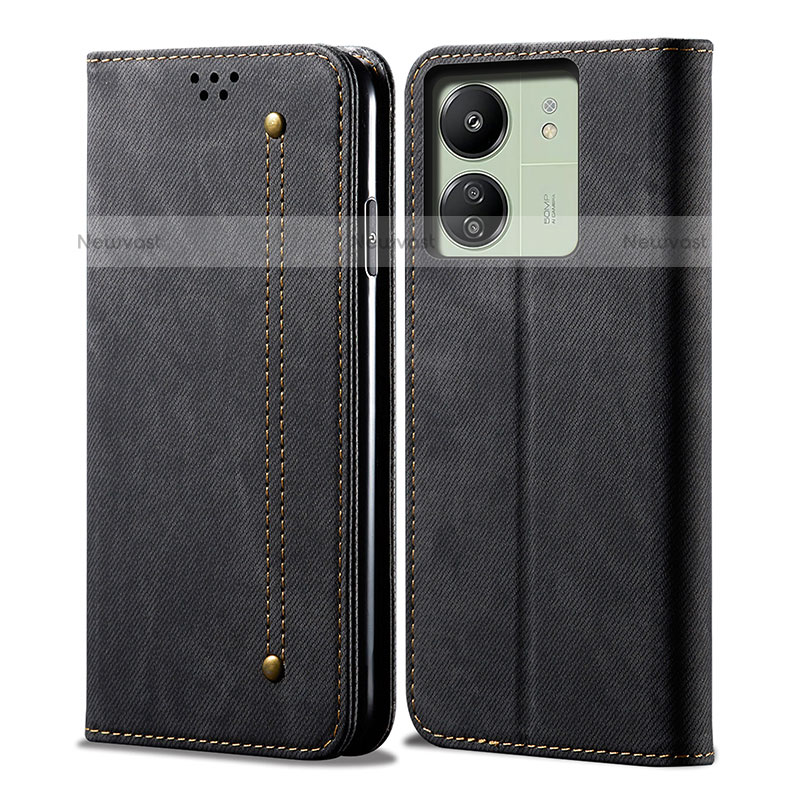 Leather Case Stands Flip Cover Holder B01S for Xiaomi Poco C65