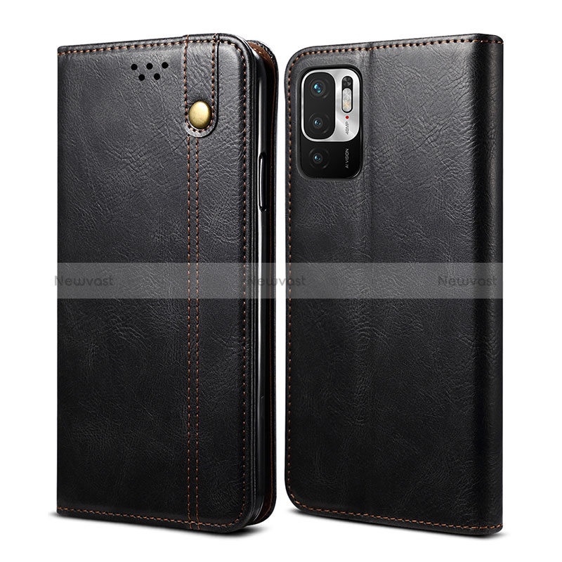 Leather Case Stands Flip Cover Holder B01S for Xiaomi POCO M3 Pro 5G