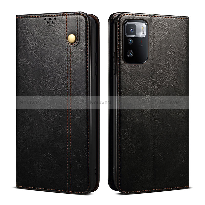 Leather Case Stands Flip Cover Holder B01S for Xiaomi Poco X3 GT 5G