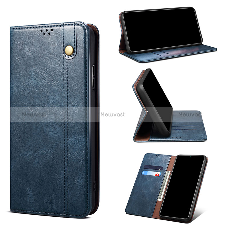 Leather Case Stands Flip Cover Holder B01S for Xiaomi Redmi 10 (2022)