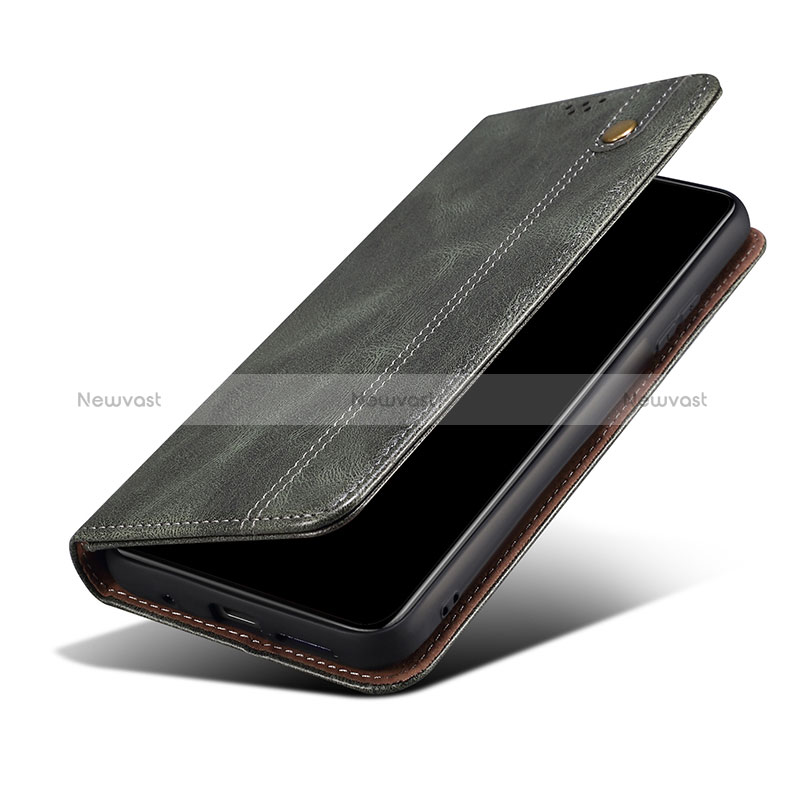 Leather Case Stands Flip Cover Holder B01S for Xiaomi Redmi 10 (2022)