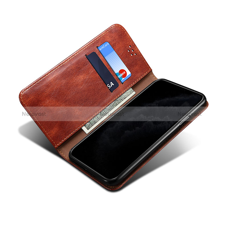 Leather Case Stands Flip Cover Holder B01S for Xiaomi Redmi 10X 4G