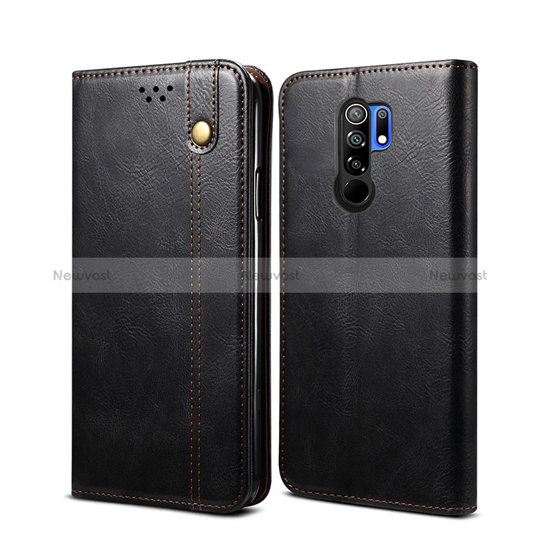 Leather Case Stands Flip Cover Holder B01S for Xiaomi Redmi 9 Prime India