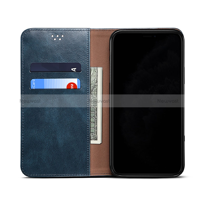 Leather Case Stands Flip Cover Holder B01S for Xiaomi Redmi Note 11 SE India 4G