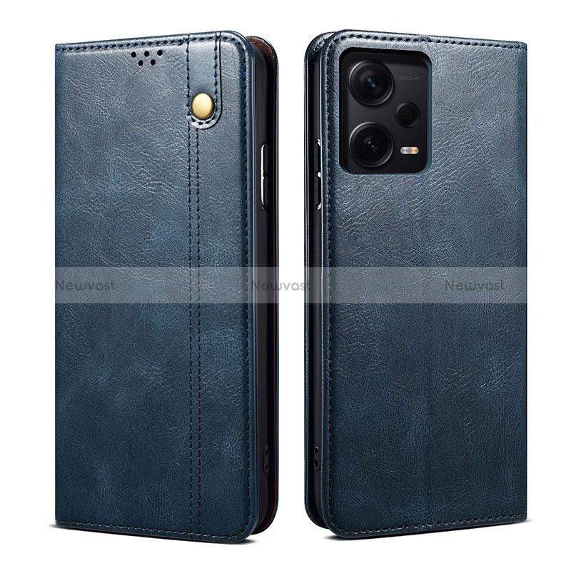 Leather Case Stands Flip Cover Holder B01S for Xiaomi Redmi Note 12 Explorer