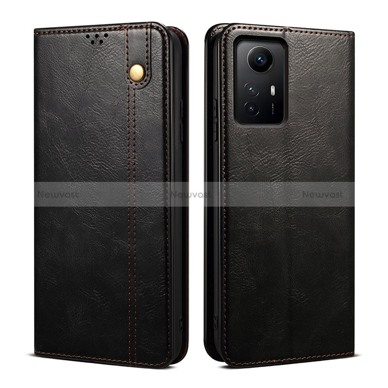 Leather Case Stands Flip Cover Holder B01S for Xiaomi Redmi Note 12S