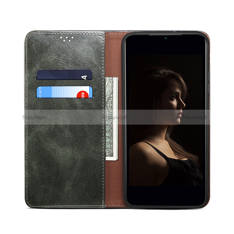 Leather Case Stands Flip Cover Holder B01S for Xiaomi Redmi Note 12S