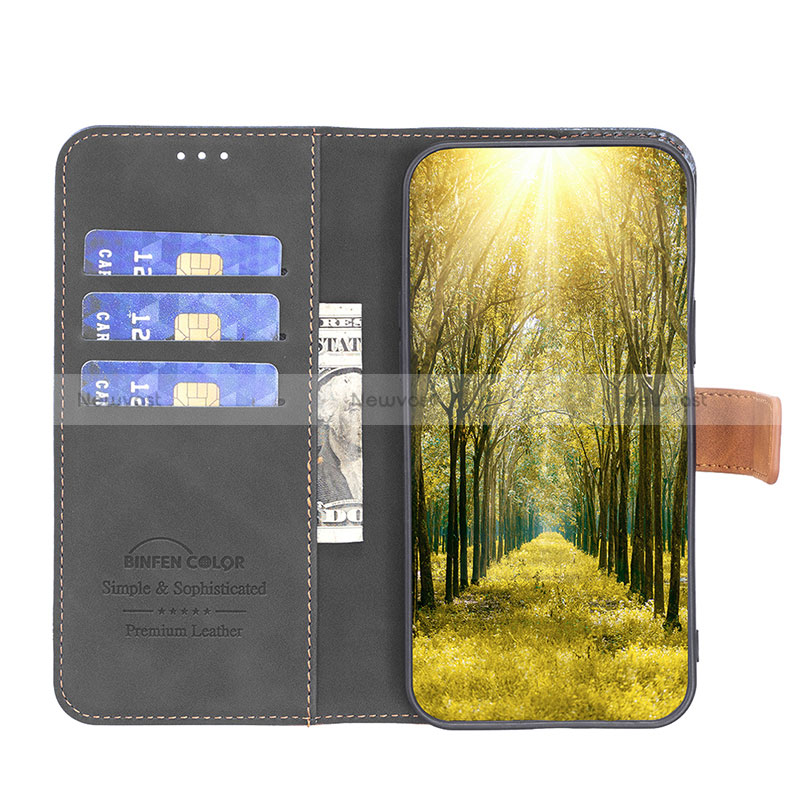 Leather Case Stands Flip Cover Holder B02F for Samsung Galaxy A05