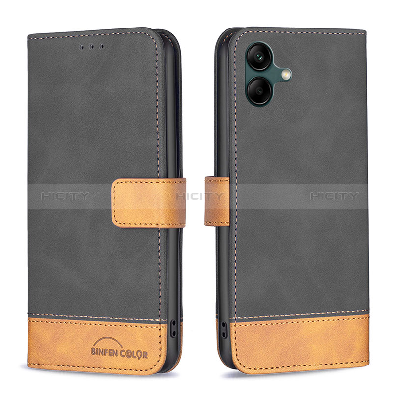 Leather Case Stands Flip Cover Holder B02F for Samsung Galaxy F04