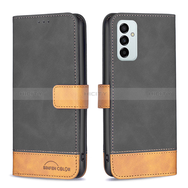 Leather Case Stands Flip Cover Holder B02F for Samsung Galaxy F23 5G