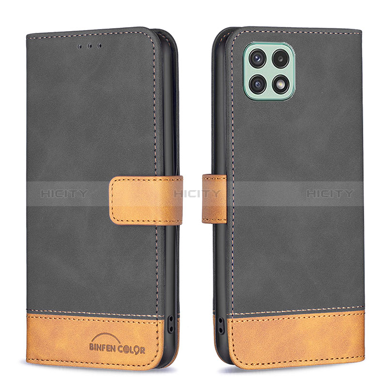 Leather Case Stands Flip Cover Holder B02F for Samsung Galaxy F42 5G