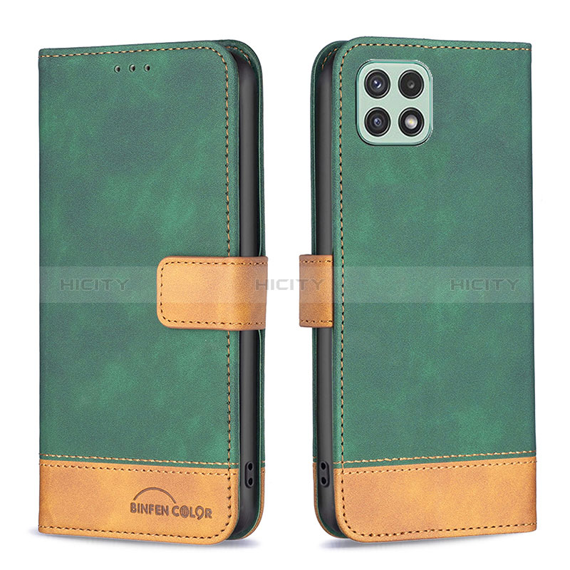 Leather Case Stands Flip Cover Holder B02F for Samsung Galaxy F42 5G