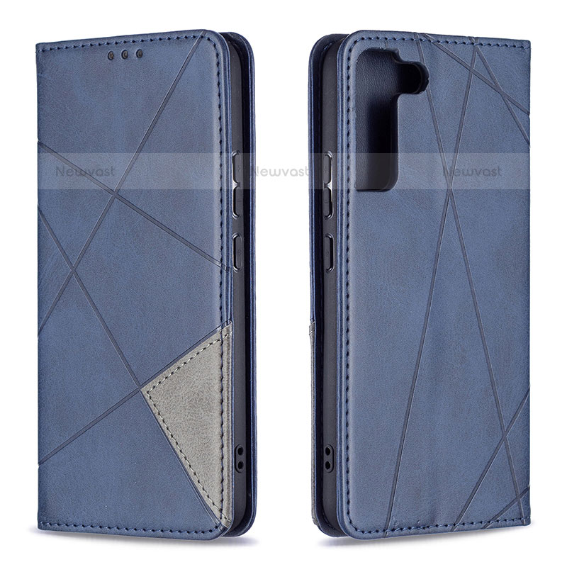 Leather Case Stands Flip Cover Holder B02F for Samsung Galaxy S21 Plus 5G