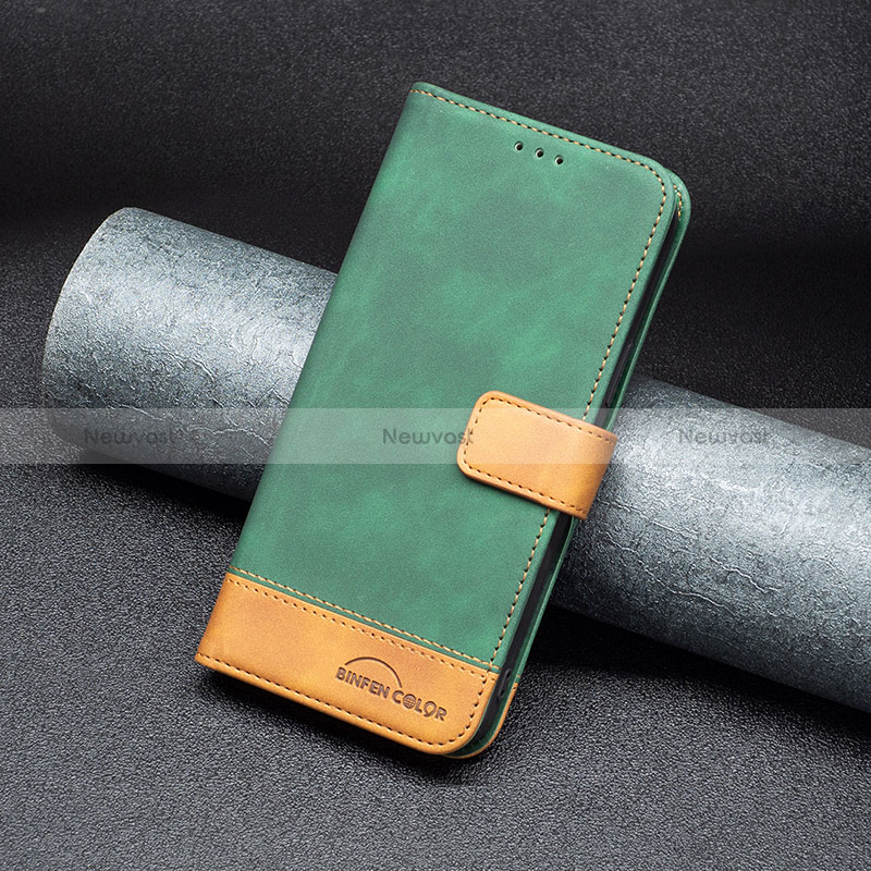 Leather Case Stands Flip Cover Holder B02F for Vivo Y10 t1