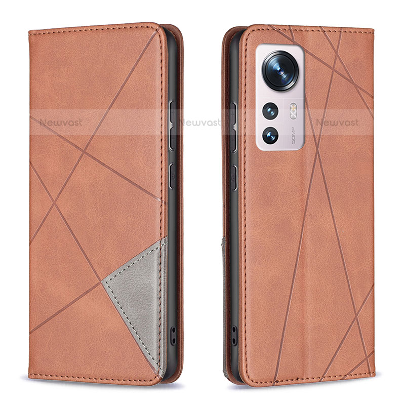 Leather Case Stands Flip Cover Holder B02F for Xiaomi Mi 12S 5G