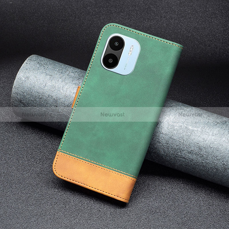 Leather Case Stands Flip Cover Holder B02F for Xiaomi Redmi A1