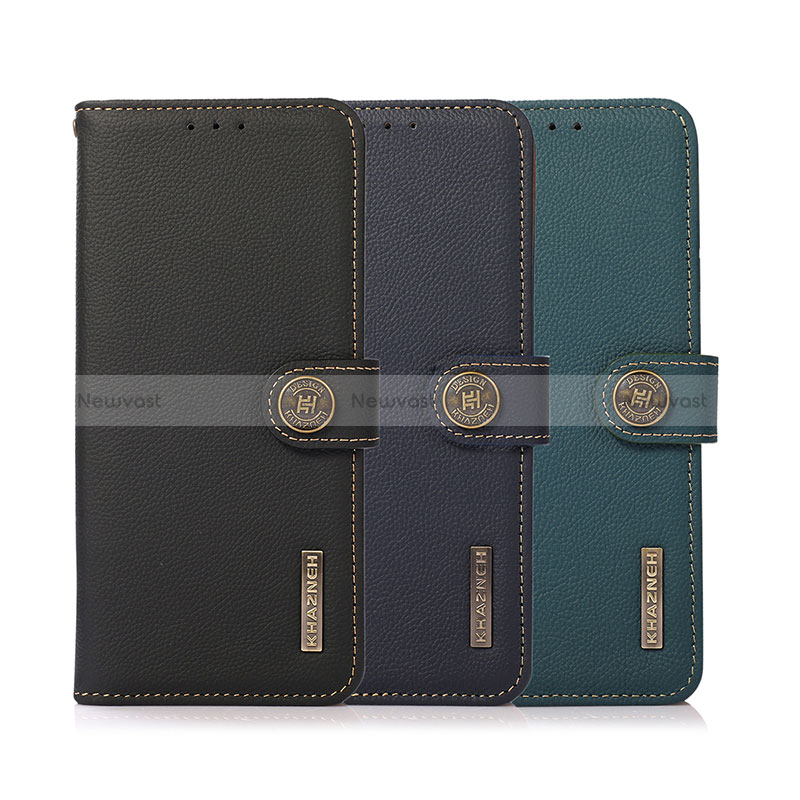 Leather Case Stands Flip Cover Holder B02H for Motorola Moto G73 5G