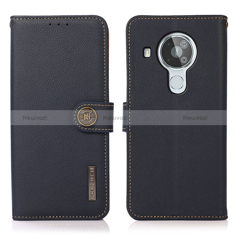 Leather Case Stands Flip Cover Holder B02H for Nokia 7.3