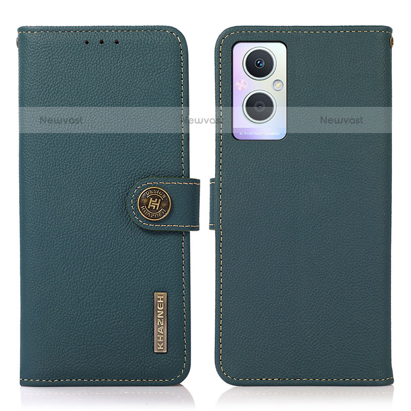 Leather Case Stands Flip Cover Holder B02H for Oppo F21s Pro 5G