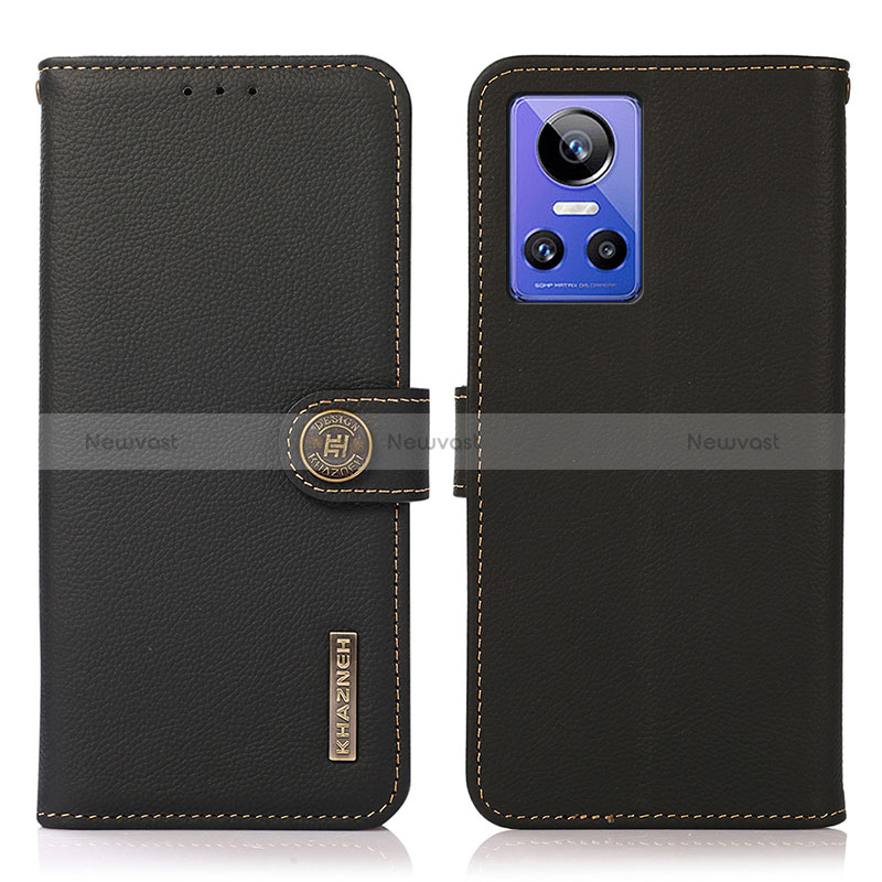 Leather Case Stands Flip Cover Holder B02H for Realme GT Neo3 5G