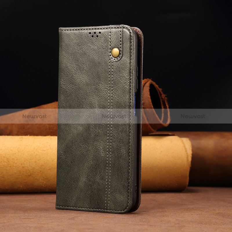 Leather Case Stands Flip Cover Holder B02S for Google Pixel 6 Pro 5G