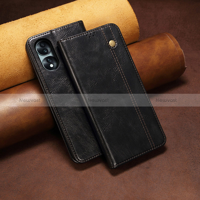 Leather Case Stands Flip Cover Holder B02S for Huawei Honor 70 5G