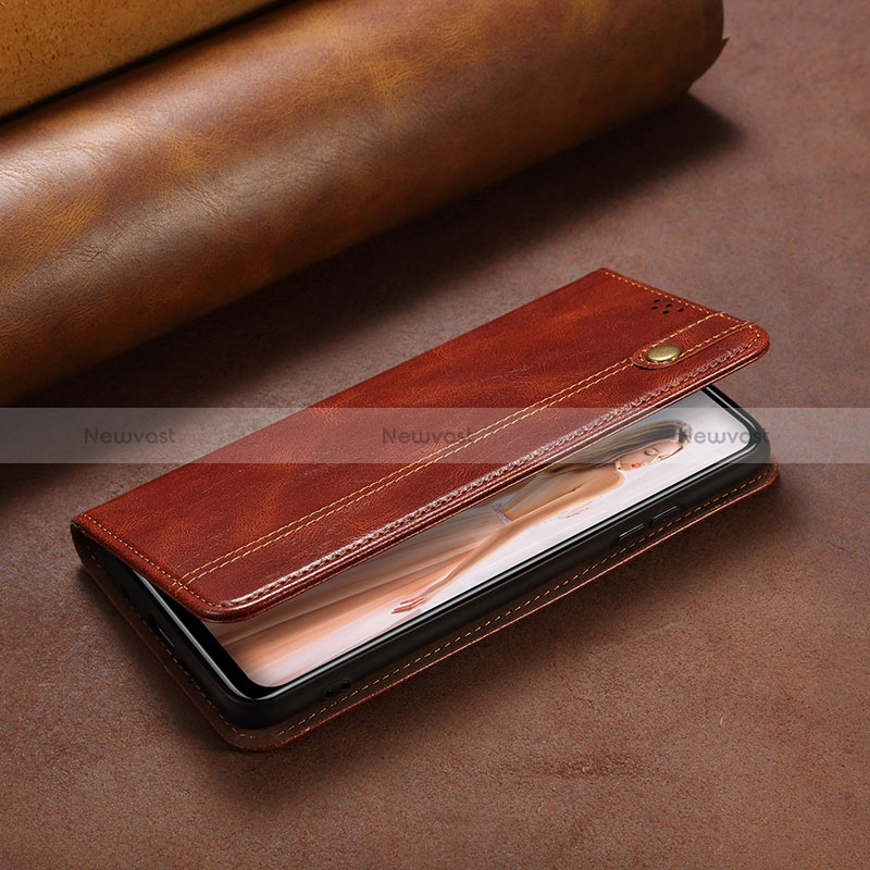 Leather Case Stands Flip Cover Holder B02S for Huawei P50