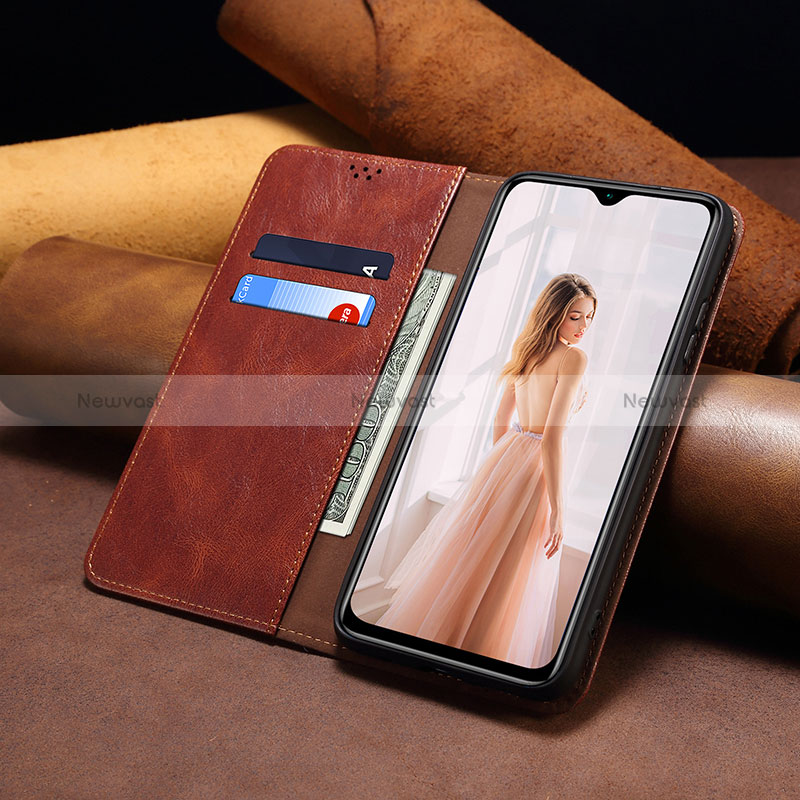 Leather Case Stands Flip Cover Holder B02S for Huawei P50