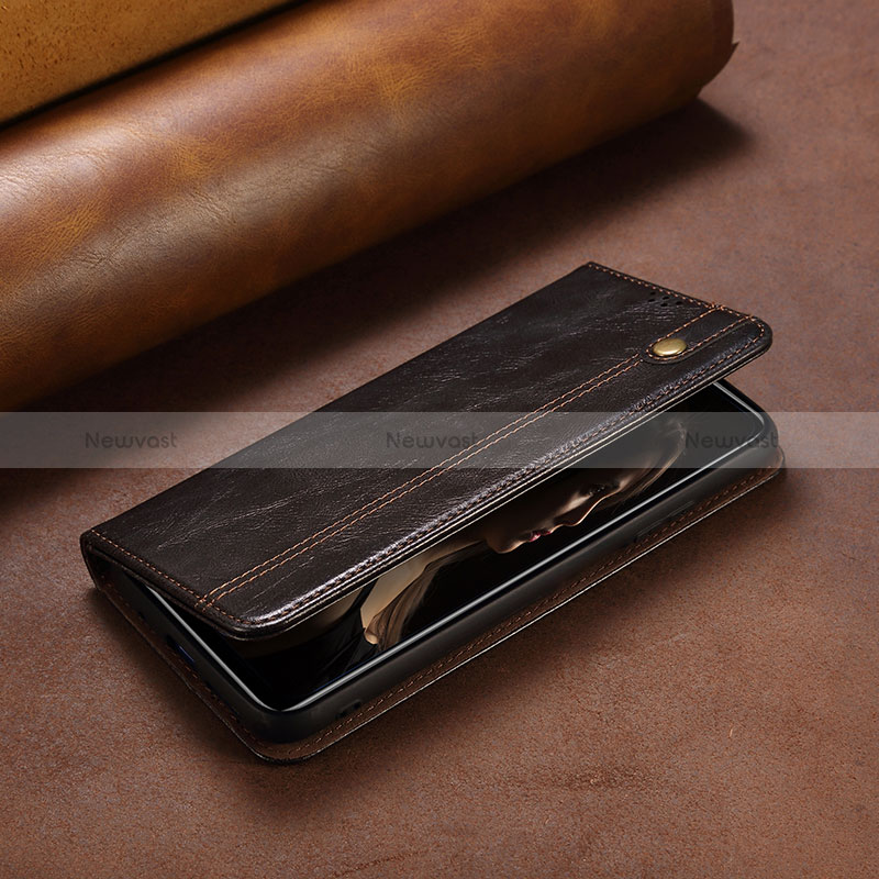 Leather Case Stands Flip Cover Holder B02S for Oppo A2 5G