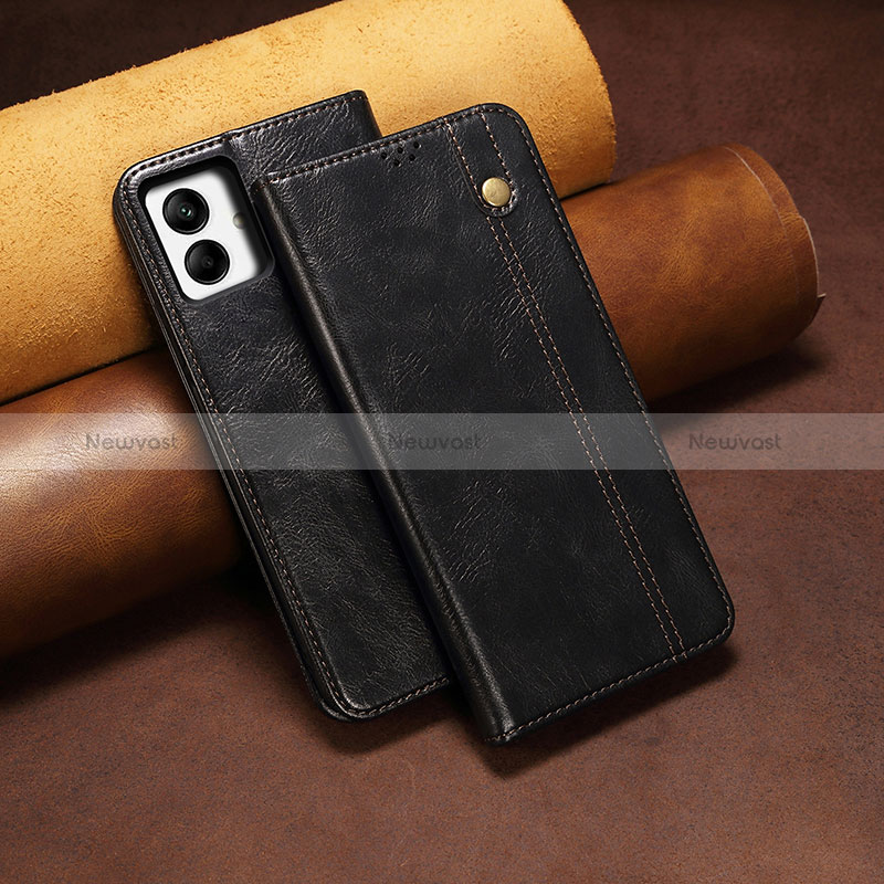 Leather Case Stands Flip Cover Holder B02S for Samsung Galaxy A05