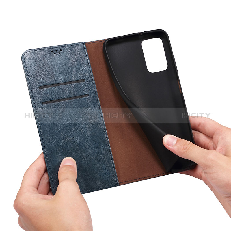 Leather Case Stands Flip Cover Holder B02S for Samsung Galaxy A73 5G