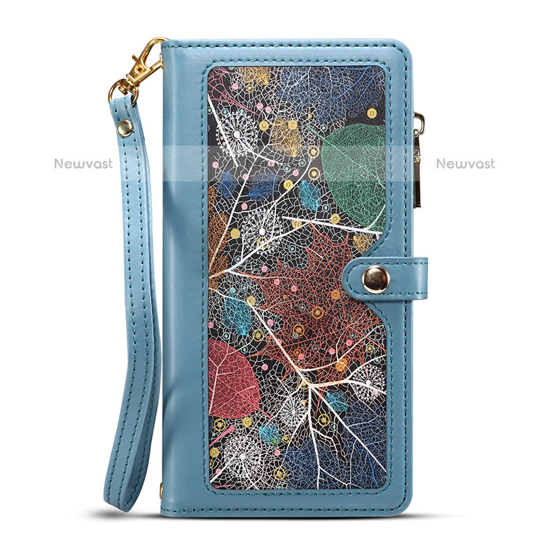 Leather Case Stands Flip Cover Holder B02S for Samsung Galaxy Note 20 5G