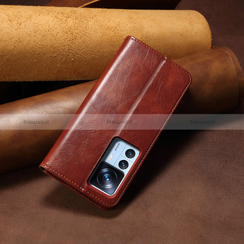 Leather Case Stands Flip Cover Holder B02S for Xiaomi Mi 12T 5G