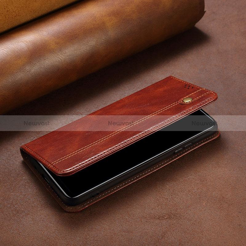 Leather Case Stands Flip Cover Holder B02S for Xiaomi Poco C51