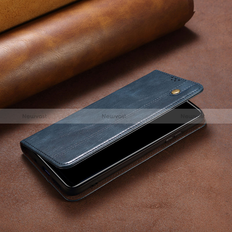 Leather Case Stands Flip Cover Holder B02S for Xiaomi Poco C51