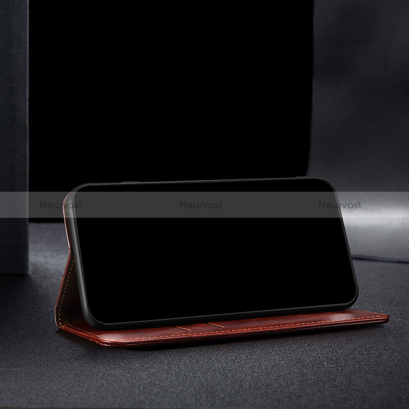 Leather Case Stands Flip Cover Holder B02S for Xiaomi Redmi 9 Power