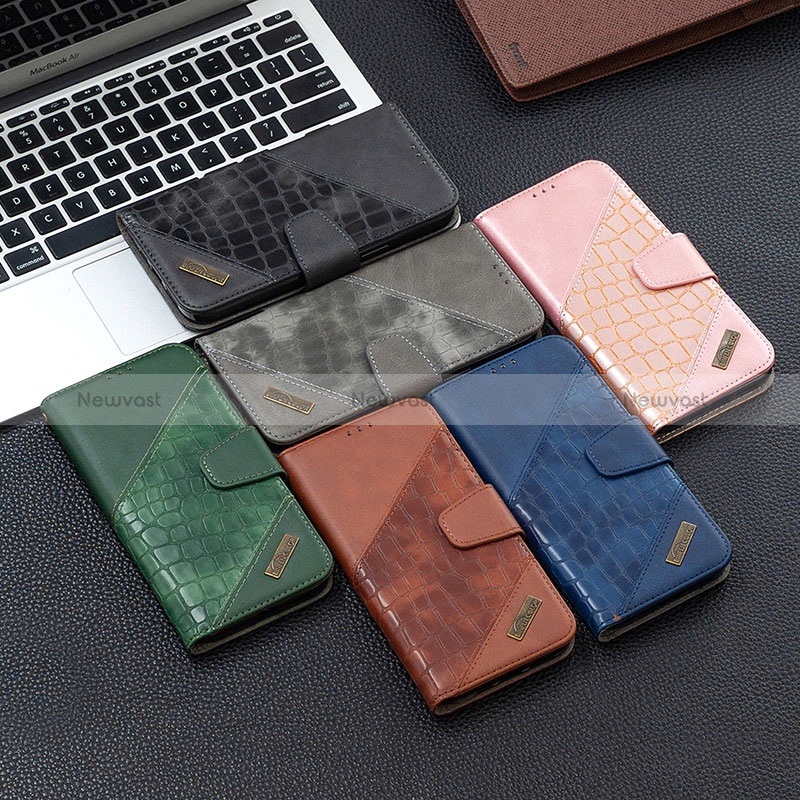 Leather Case Stands Flip Cover Holder B03F for Samsung Galaxy A13 4G