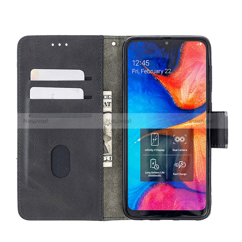 Leather Case Stands Flip Cover Holder B03F for Samsung Galaxy A30