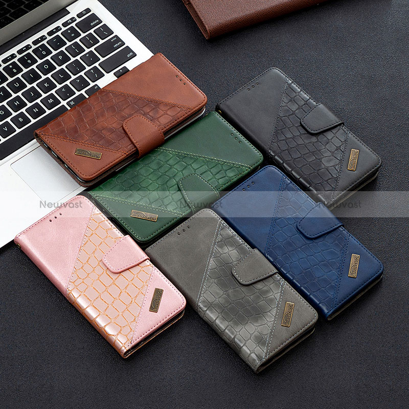 Leather Case Stands Flip Cover Holder B03F for Samsung Galaxy A30S