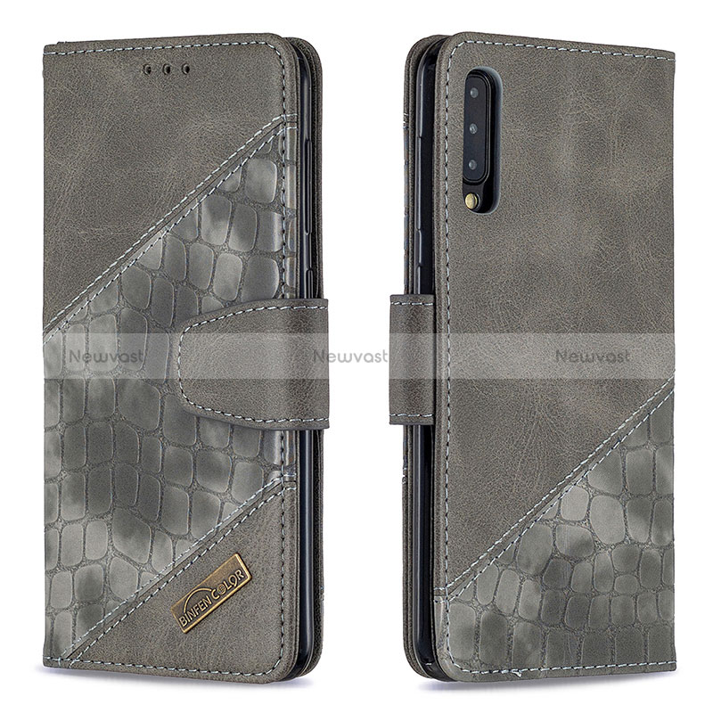 Leather Case Stands Flip Cover Holder B03F for Samsung Galaxy A30S