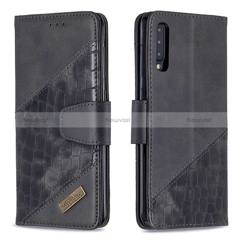 Leather Case Stands Flip Cover Holder B03F for Samsung Galaxy A30S